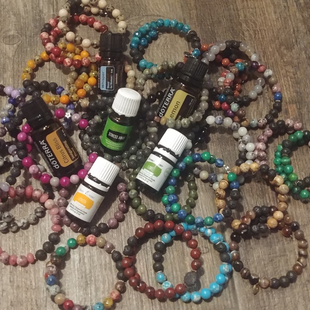 Essential oil diffuser bracelet